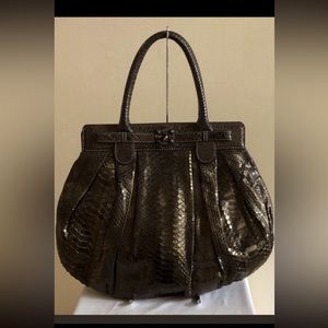 Excellent condition Zagliani python bag